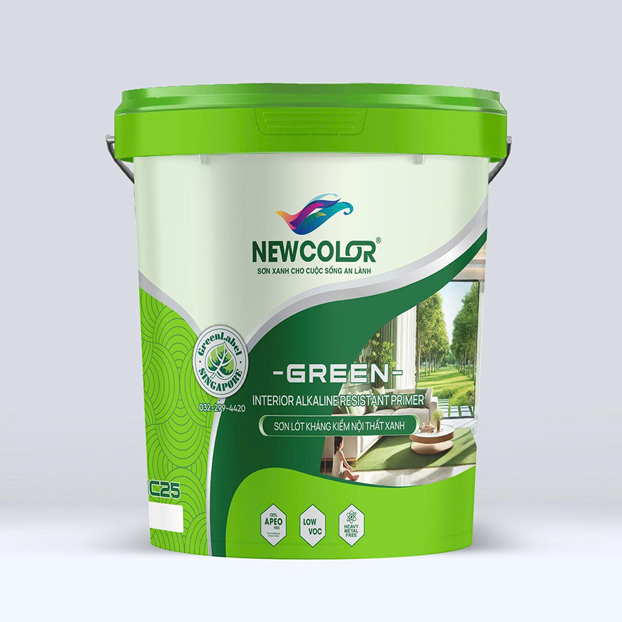 Sơn lót kháng kiềm nội thất xanh